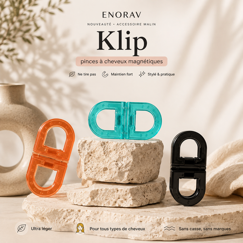KLIP - Pince à cheveux magnétique