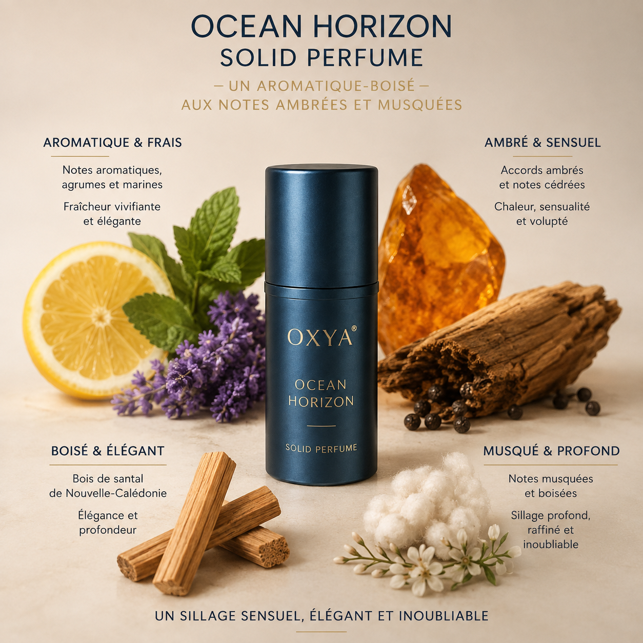 OXYA - Parfum Solide au Phéromone