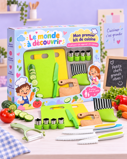 Kit de Cuisine Montessori - 13 pièces